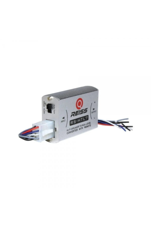 REİSS Audio Rs-htl7 Amfi Deck Çevirici Aracınız Hoparlör Çıkışlarını Amfi Çıkışına Çevirir