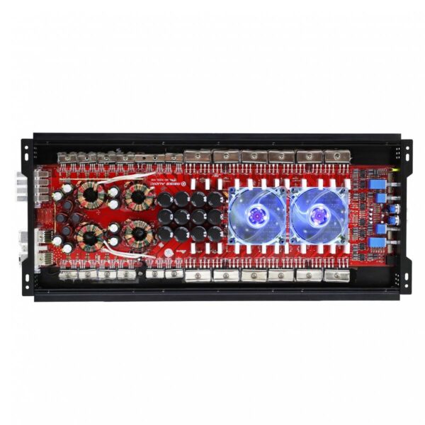 Reiss Audio Rs-4200.4 AB CLASS AMPLİFİKATÖR AMFİ RGB IŞIKLI FANLI SOĞUTMALI