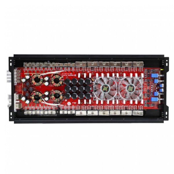 Reiss Audio Rs-4200.4 AB CLASS AMPLİFİKATÖR AMFİ RGB IŞIKLI FANLI SOĞUTMALI - Görsel 3