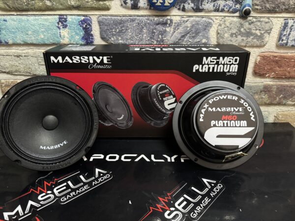 MASSİVE Ms-m60 PLATİNUM 16 Cm Midrange Çifti 600wat 200 Rms Profesyonel Net Ve Güçlü