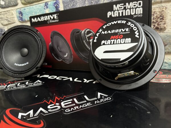 MASSİVE Ms-m60 PLATİNUM 16 Cm Midrange Çifti 600wat 200 Rms Profesyonel Net Ve Güçlü - Görsel 3