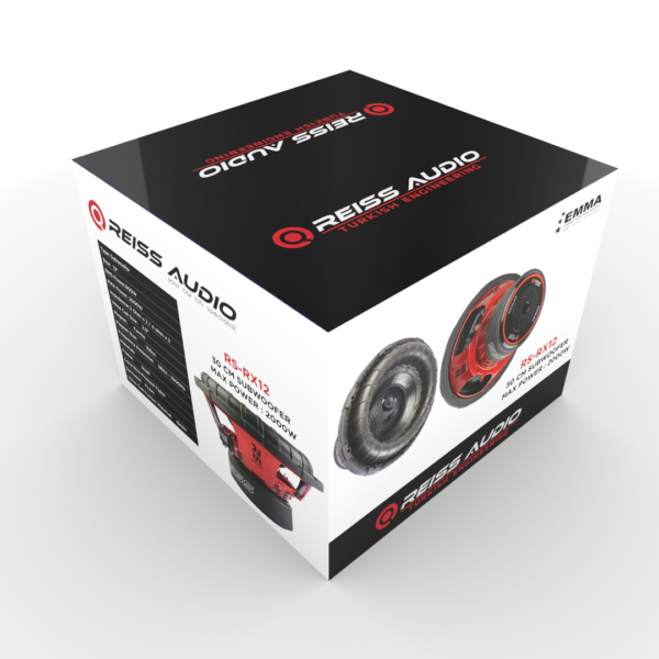 Audio Rx-12 600 Rms 1200 W Spl Subwoofer RX12D2 - Görsel 5
