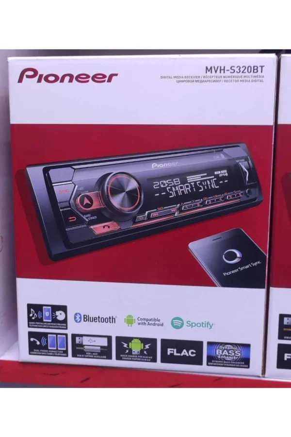 PIONEER Mvh-s320bt Bluetooth’lu Oto Teyp 2 ANFİ ÇIKIŞLI 2 YIL GARANTİLİ - Görsel 2