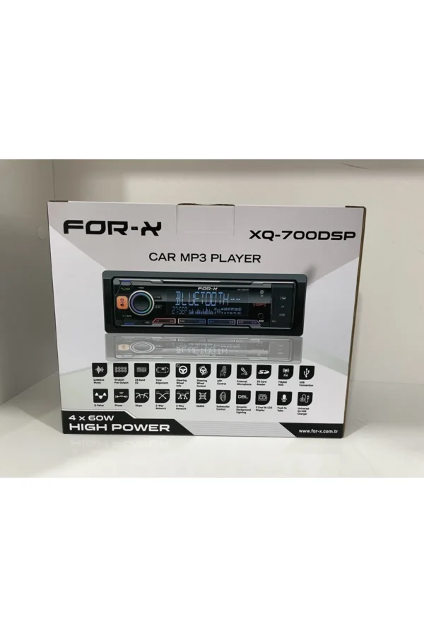 FORX XQ-700DSP 4 RCA PROFESYONEL DSP İŞLEMCİLİ TEYP - Görsel 3
