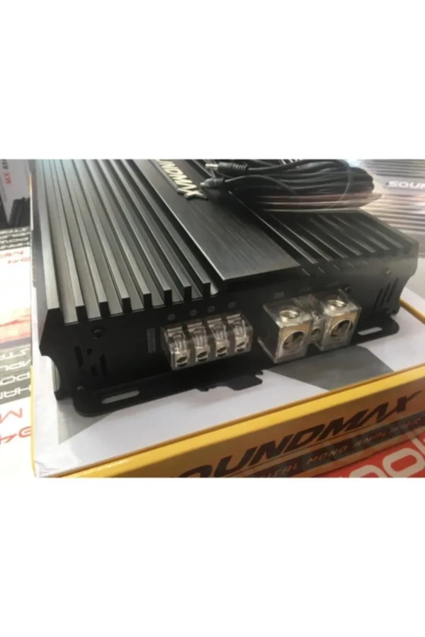 SOUNDMAX Sx-3000.1d Mono Amfi 10.000 Watt Bas Kontrol Aparatlı sx3000.1d - Görsel 3