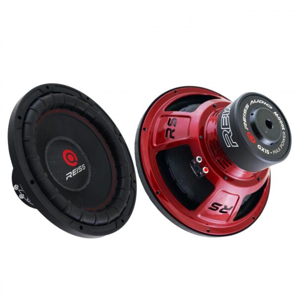 Reiss Audio Gx-15 D2&D4 38 Cm 3000Watt 1500Rms Bass Subwoofer Deprem Seri