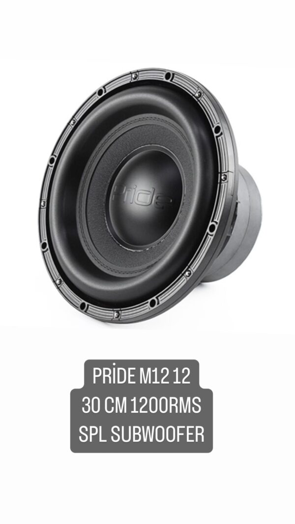 Pride Audio M12 12'' 30 Cm 1200 Rms
