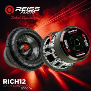 REİSS AUDİO RICH12 D4 5000WATT 2500 RMS 30 CM